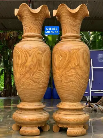 Giá Lục Bình Gỗ Cẩm Vàng