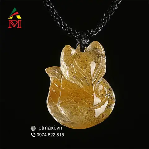 Giá Mặt Hồ Ly Thạch Anh Tóc Vàng