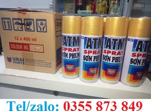 Giá Sơn Xịt Màu Vàng Đồng