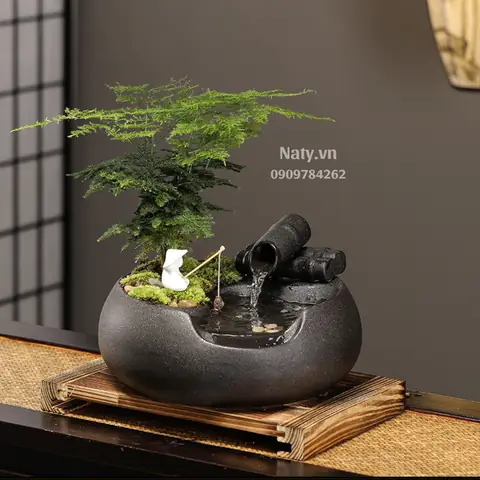 Giá Thác Nước Phong Thủy Để Bàn