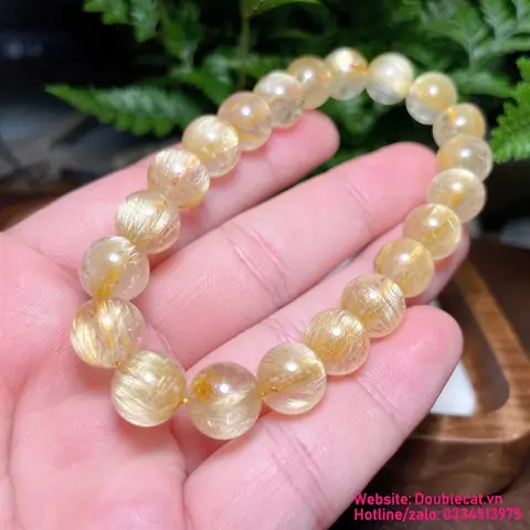 Giá Thạch Anh Tóc Vàng Đồng Trục