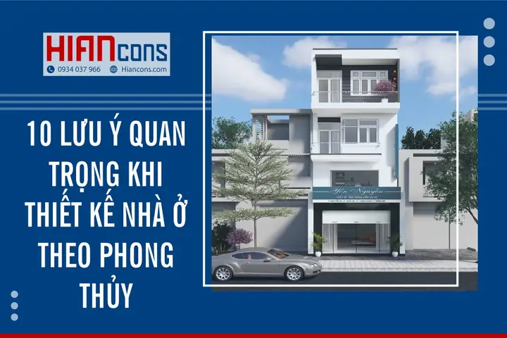 Giá Thiết Kế Nhà Theo Phong Thủy