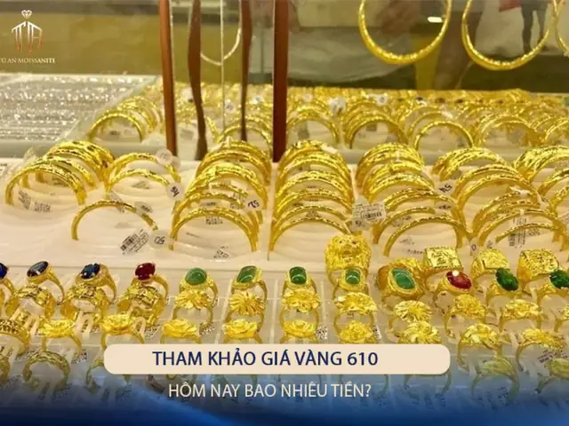 Giá Vàng 18k 610 Ngày Hôm Nay