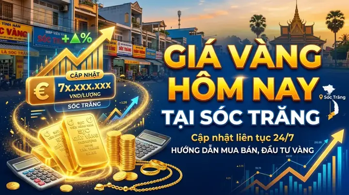 Giá Vàng Ánh Sáng Sóc Trăng Hôm Nay