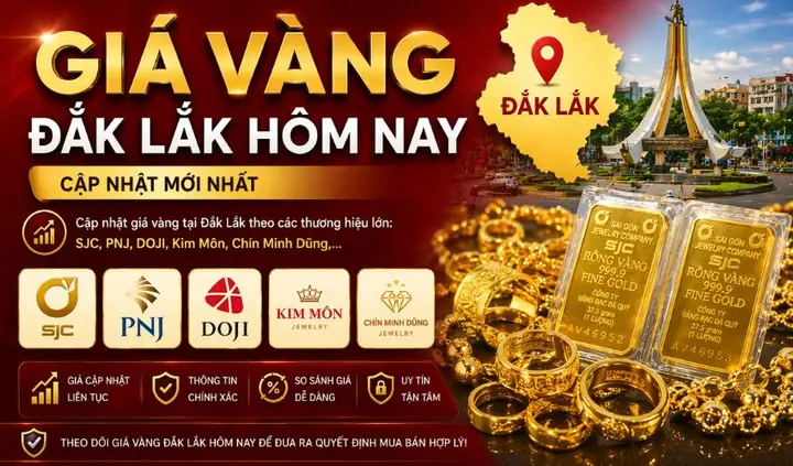 Giá Vàng Hôm Nay Tại Đắk Lắk