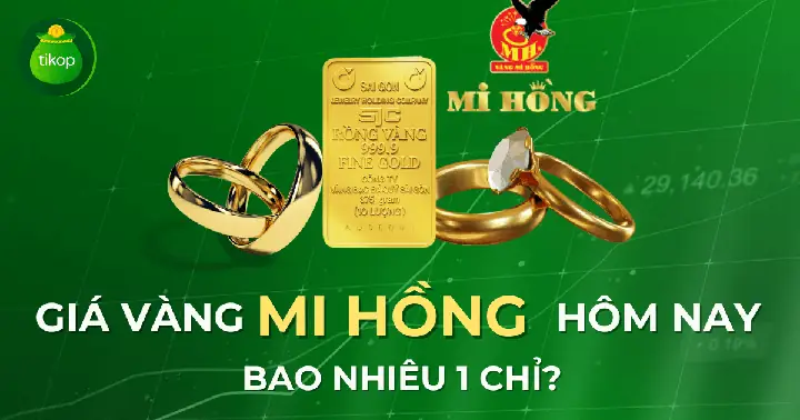 Giá Vàng Sjc Tiệm Vàng Mi Hồng