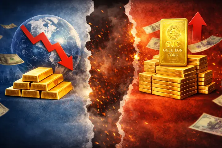 Giá Vàng Sjc Trong Nước Đang Bị Khống Chế