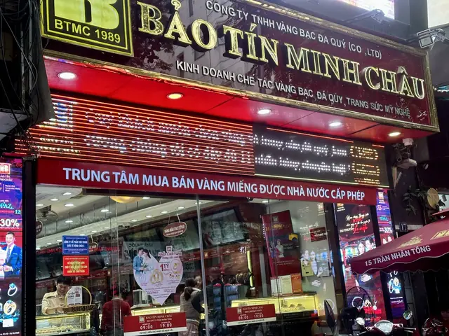 Giá Vàng Trực Tuyến Bảo Tín Minh Châu