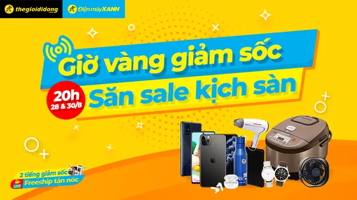 Giờ Vàng Giá Sốc Banner Template