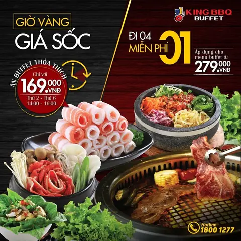 Giờ Vàng Giá Sốc King Bbq