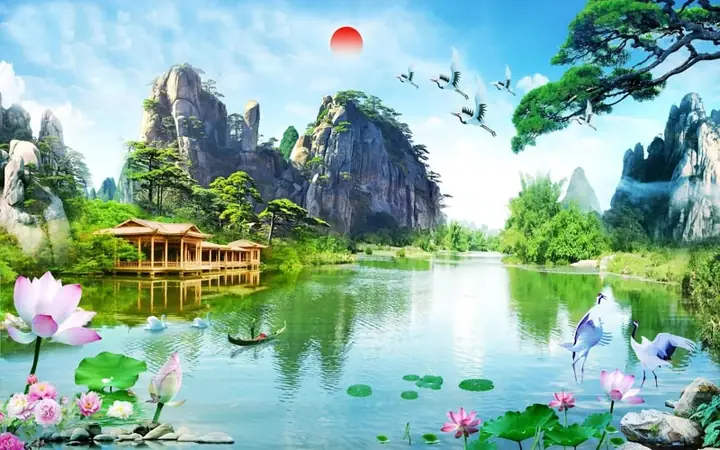 Hình Nền Máy Tính Phong Thủy