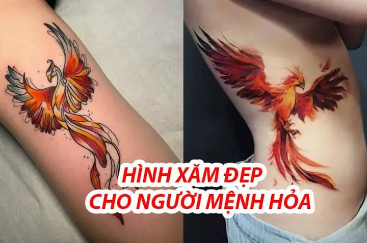 Hình Xăm Phong Thủy Mệnh Hỏa