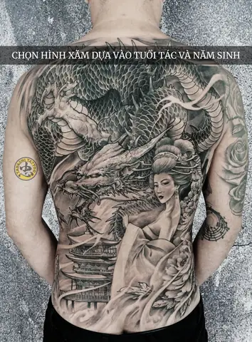 Hình Xăm Phong Thủy Tuổi Thân