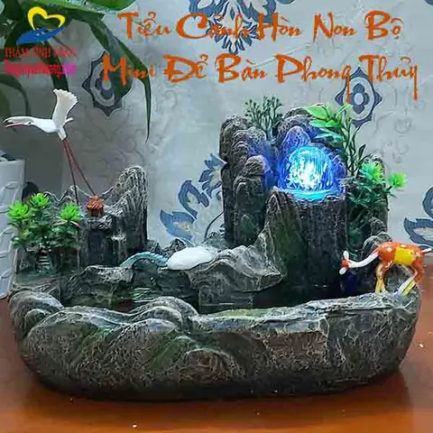 Hòn Non Bộ Phong Thủy Để Bàn