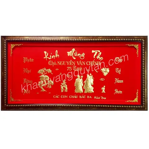 Khánh Vàng Mừng Thọ Giá Bao Nhiêu
