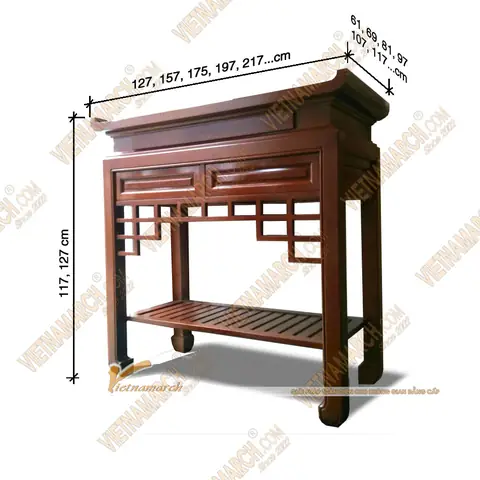 Kích Thước Bàn Thờ Phong Thủy Kích Thước Bàn Thờ Phong Thủy