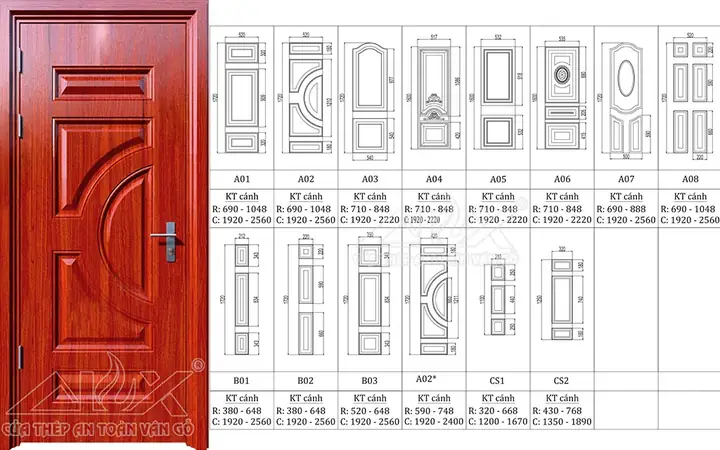 Kích Thước Cửa Đi 1 Cánh Phong Thủy