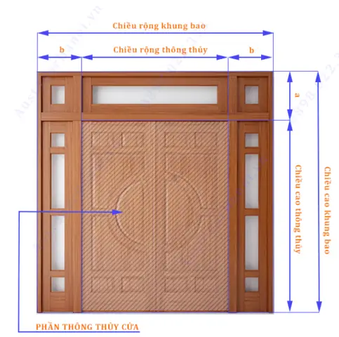 Kích Thước Cửa Hợp Phong Thủy