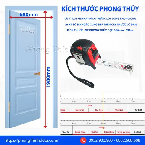 Kích Thước Cửa Nhà Vệ Sinh Phong Thủy