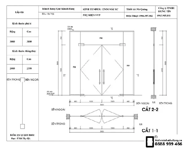 Kích Thước Cửa Nhôm Kính Theo Phong Thủy
