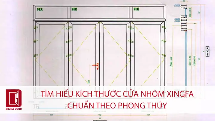 Kích Thước Cửa Nhôm Xingfa Theo Phong Thủy