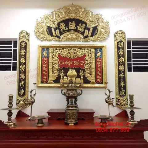 Kích Thước Hoành Phi Câu Đối Theo Phong Thủy Kích Thước Hoành Phi Câu Đối Theo Phong Thủy