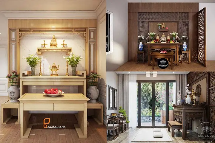 Kích Thước Phòng Thờ Theo Phong Thủy