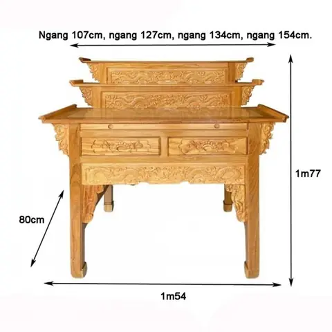 Kích Thước Tủ Thờ Phong Thủy