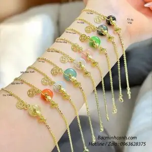 Lắc Tay Hồ Ly Vàng Giá Bao Nhiêu