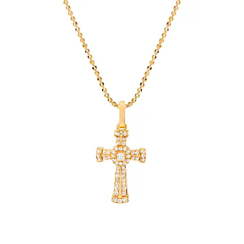 Mặt Dây Chuyền Hình Thánh Giá Vàng 24k Nam