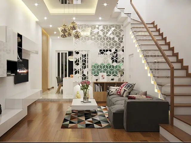 Mẫu Cầu Thang Hợp Phong Thủy