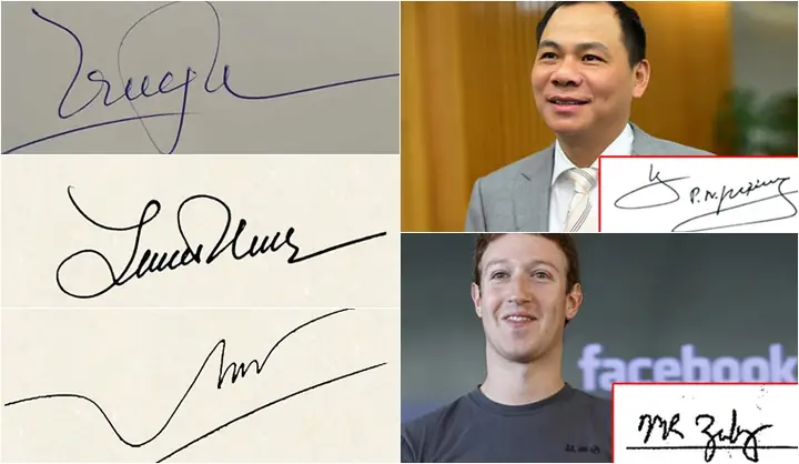 Mẫu Chữ Ký Phong Thủy Mệnh Kim