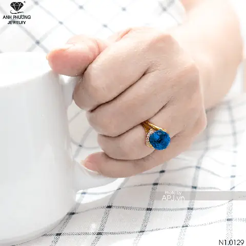 Mẫu Nhẫn Đá Phong Thủy Nữ