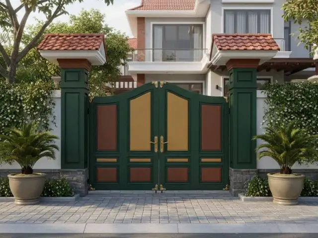 Màu Sơn Cổng Theo Phong Thủy