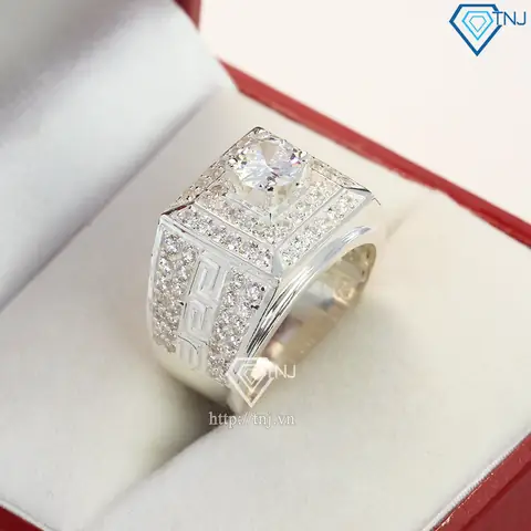 Nhẫn Bạc Đính Đá Phong Thủy