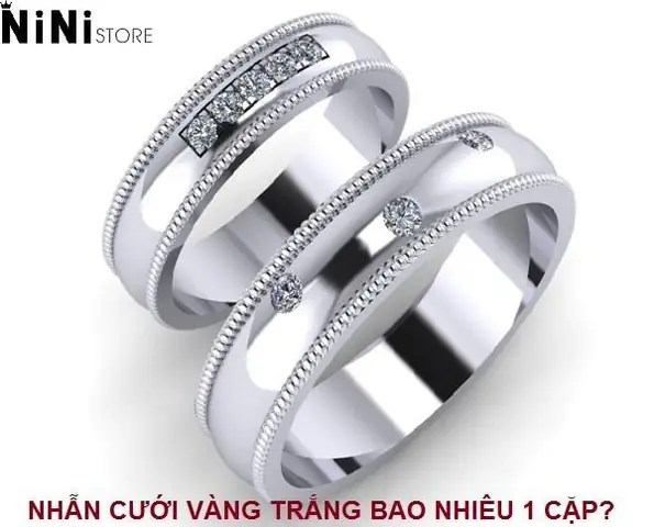 Nhẫn Cặp Vàng Trắng Giá Bao Nhiêu