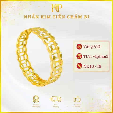 Nhẫn Đồng Tiền Td 610 Vàng Có Giá Bao Nhiêu