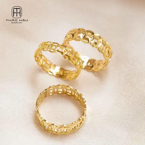 Nhẫn Kim Tiền Vàng 18k Giá Bao Nhiêu