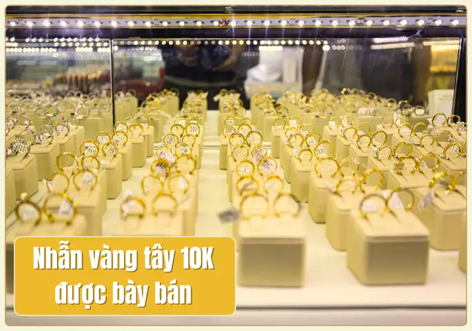 Nhẫn Vàng Tây 10k Giá Bao Nhiêu