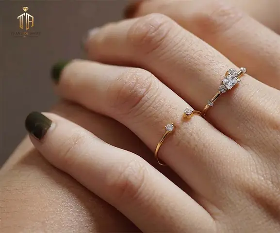 Nhẫn Vàng Tây Nữ Giá Dưới 2 Triệu