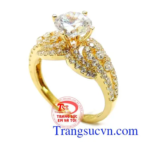 Nhẫn Vàng Tây Nữ Thời Trang Giá