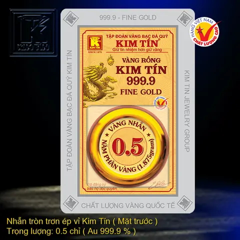 Nhẫn Vàng Trơn 0.5 Chỉ Giá Bao Nhiêu
