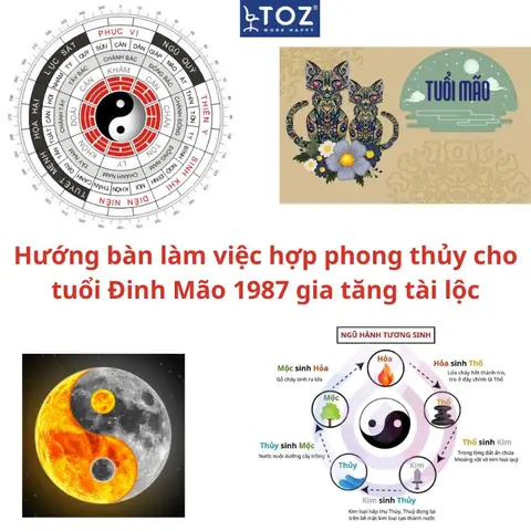 Phong Thủy Bàn Làm Việc Tuổi Đinh Mão