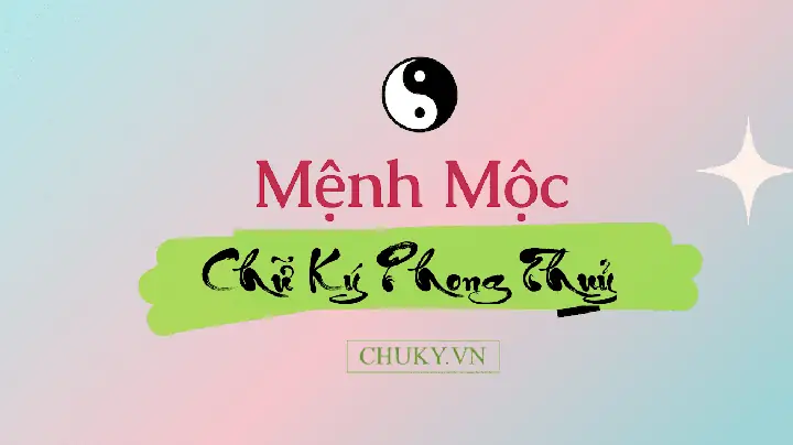 Phong Thủy Chữ Ký Mệnh Mộc