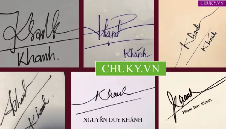 Phong Thủy Chữ Ký Tên Khánh