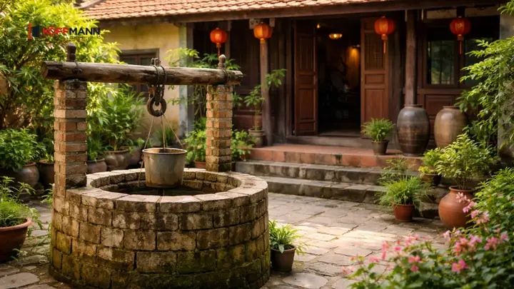 Phong Thủy Giếng Nước Trước Cửa Nhà