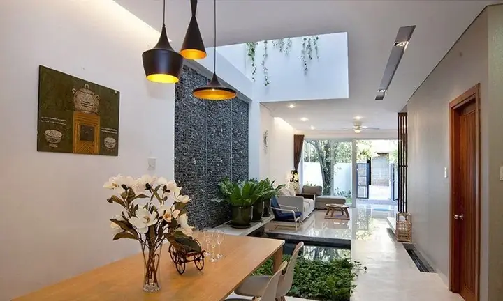 Phong Thủy Giếng Trời Nhà Ống
