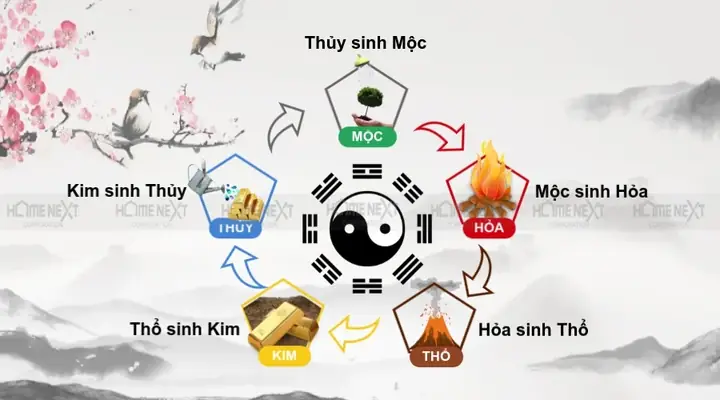 Phong Thủy Ngũ Hành Tương Sinh Tương Khắc