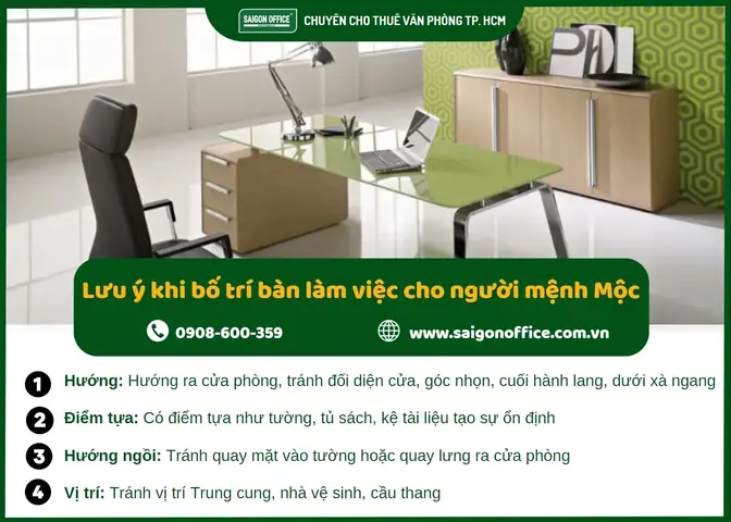 Phong Thủy Nơi Làm Việc Cho Người Mệnh Thổ