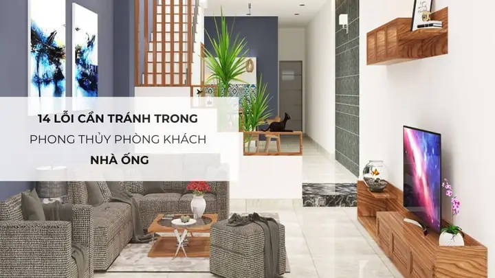 Phong Thủy Phòng Khách Nhà Ống